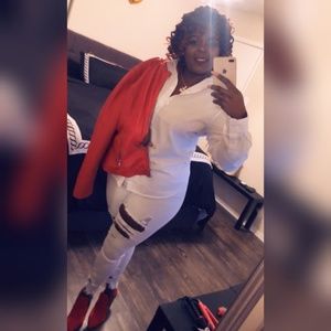 Red Ashley Stewart Jacket